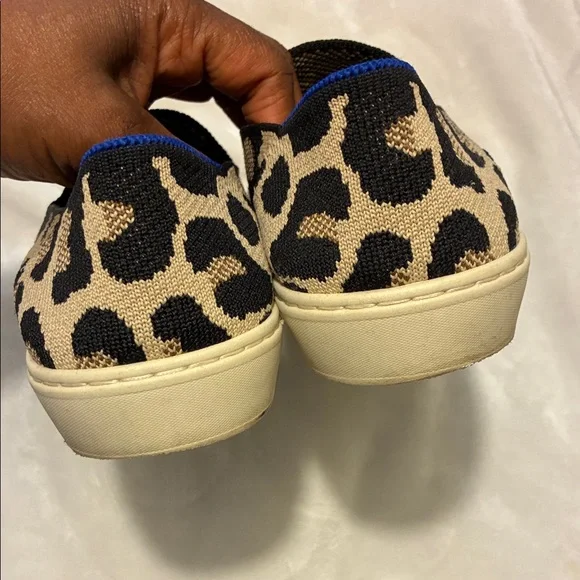 Rothy's “Dessert Cat” Leopard Print Women's Sneakers - Picture 3 of 6